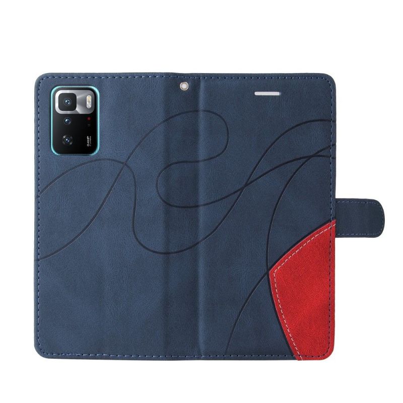 Flipové Pouzdro Na Xiaomi Redmi Note 10 5G / Poco M3 Pro Bicolor Artistic