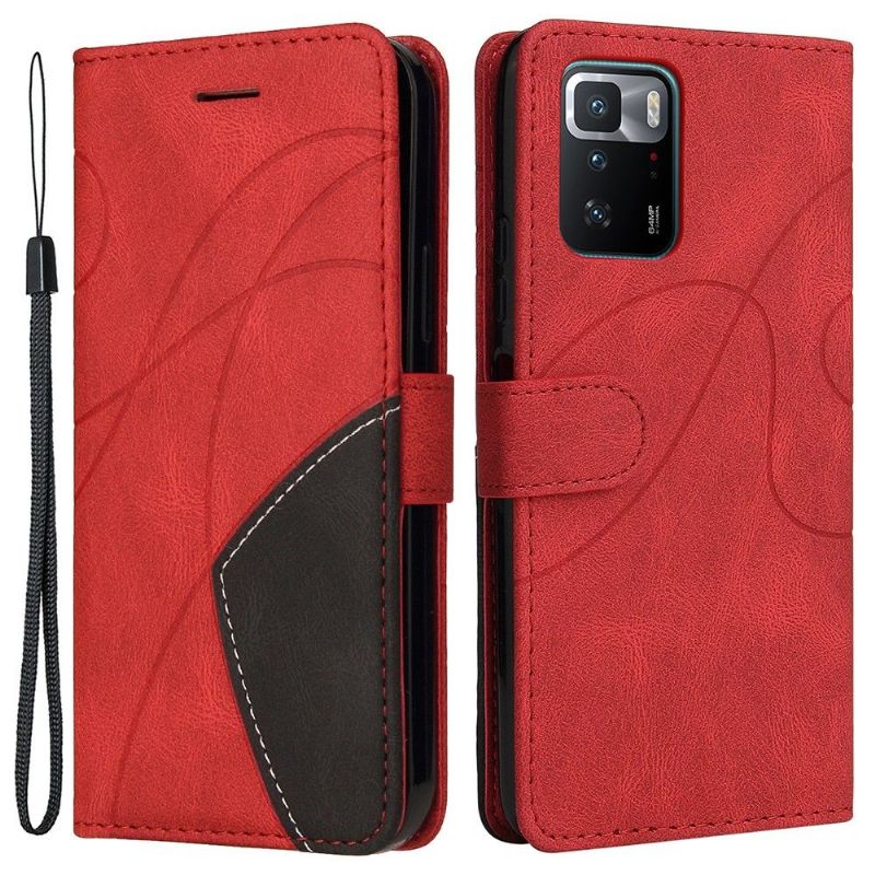 Flipové Pouzdro Na Xiaomi Redmi Note 10 5G / Poco M3 Pro Bicolor Artistic