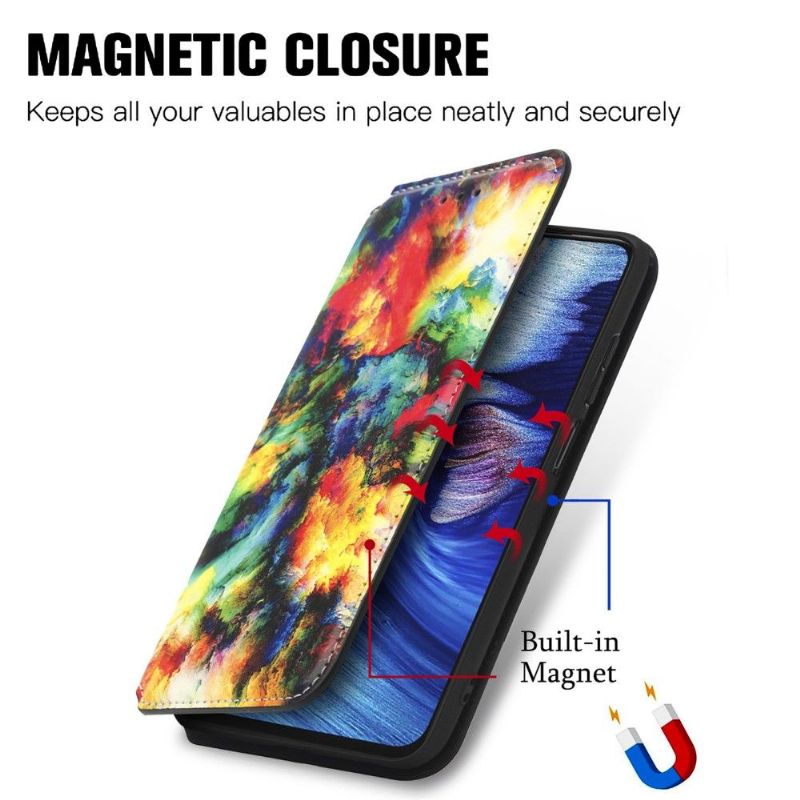 Flipové Pouzdro Na Xiaomi Redmi Note 10 5G / Poco M3 Pro Duhový Oblak