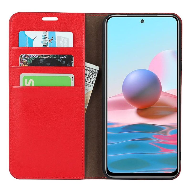 Flipové Pouzdro Na Xiaomi Redmi Note 10 5G / Poco M3 Pro Funkce Podpory Koženého Držáku Karet