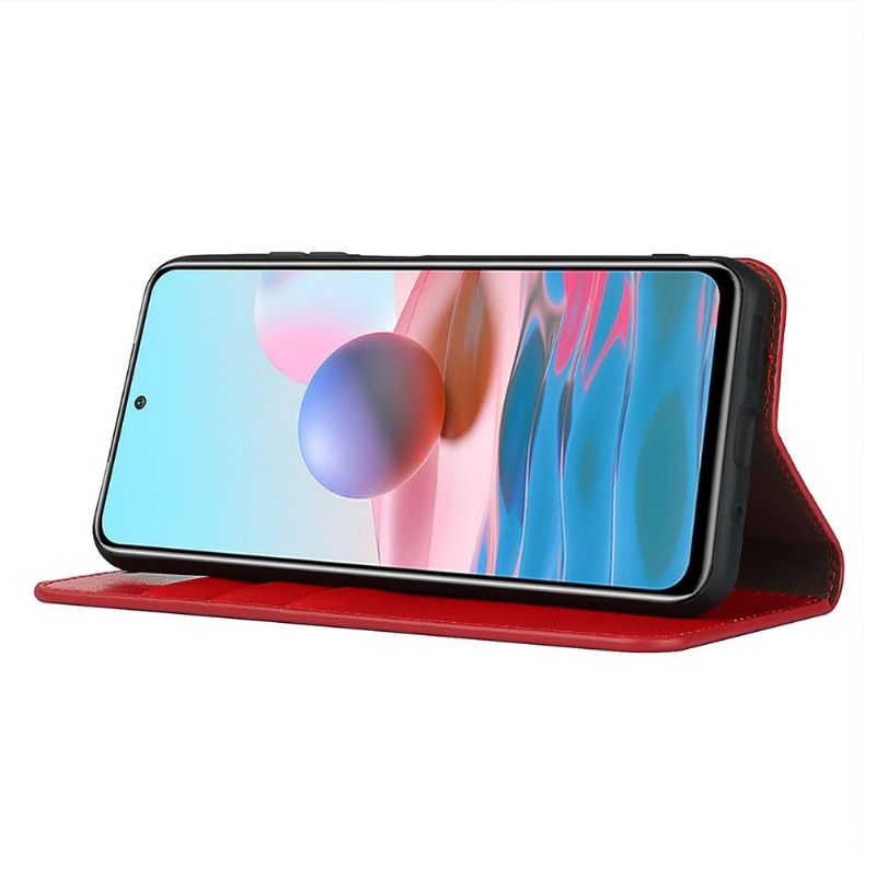 Flipové Pouzdro Na Xiaomi Redmi Note 10 5G / Poco M3 Pro Funkce Podpory Koženého Držáku Karet
