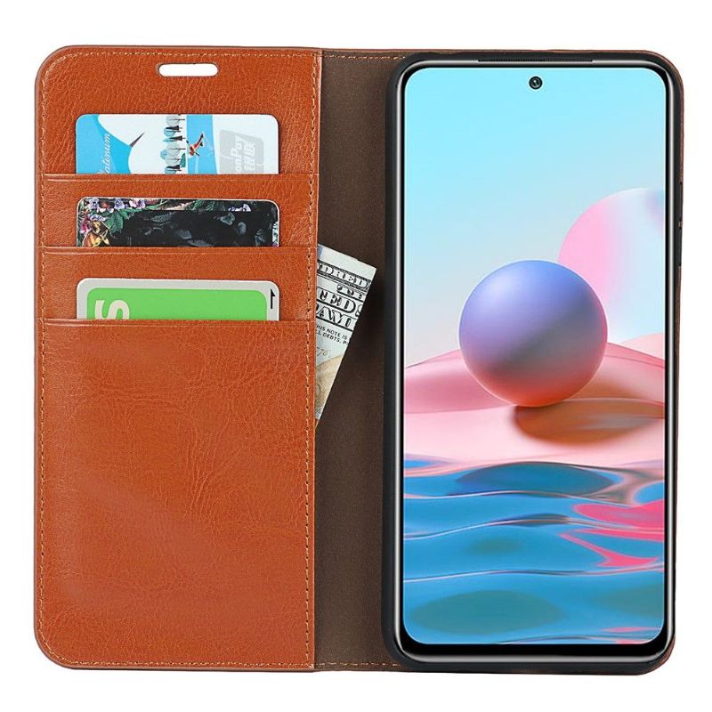 Flipové Pouzdro Na Xiaomi Redmi Note 10 5G / Poco M3 Pro Funkce Podpory Koženého Držáku Karet