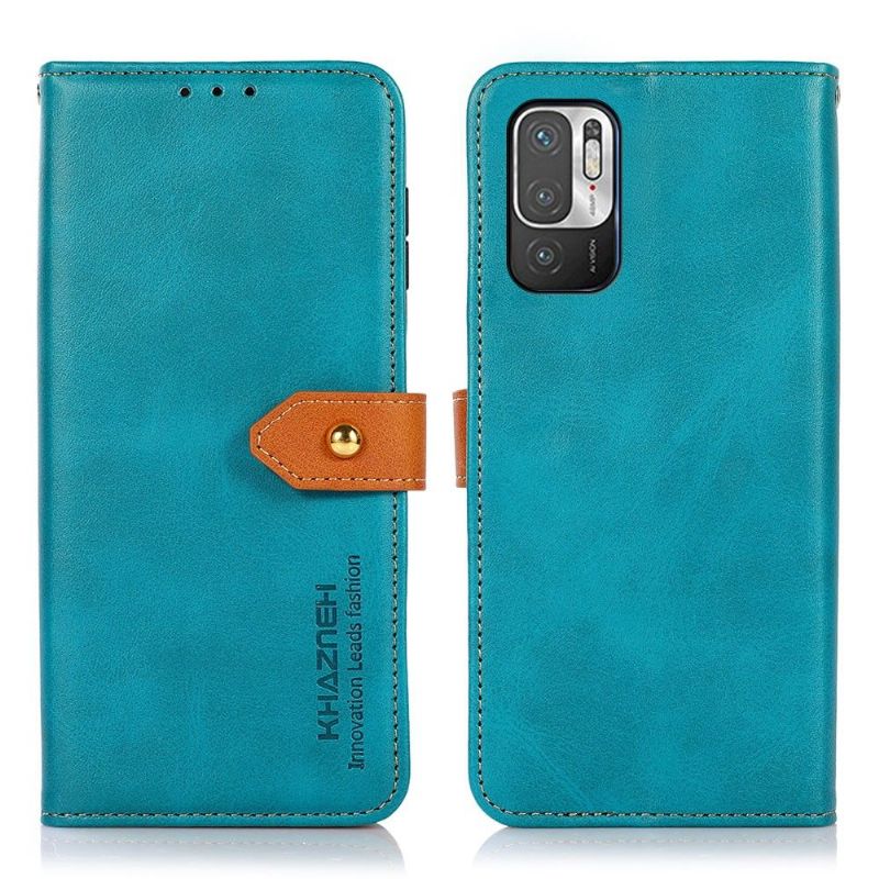 Flipové Pouzdro Na Xiaomi Redmi Note 10 5G / Poco M3 Pro Khazneh Bicolor Umělá Kůže