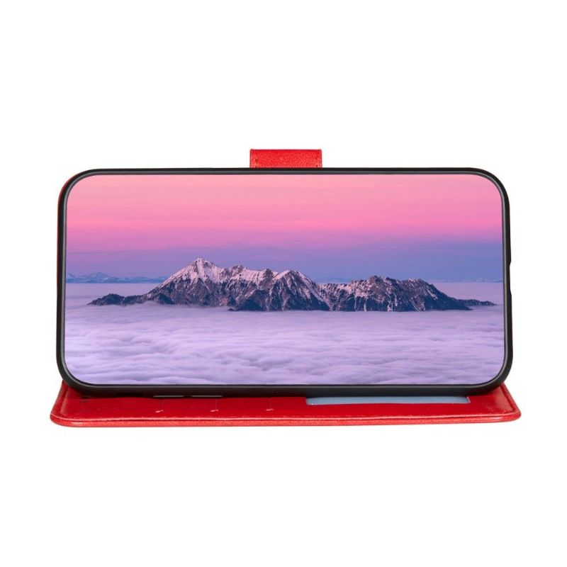 Flipové Pouzdro Na Xiaomi Redmi Note 10 5G / Poco M3 Pro Krajka Z Umělé Kůže