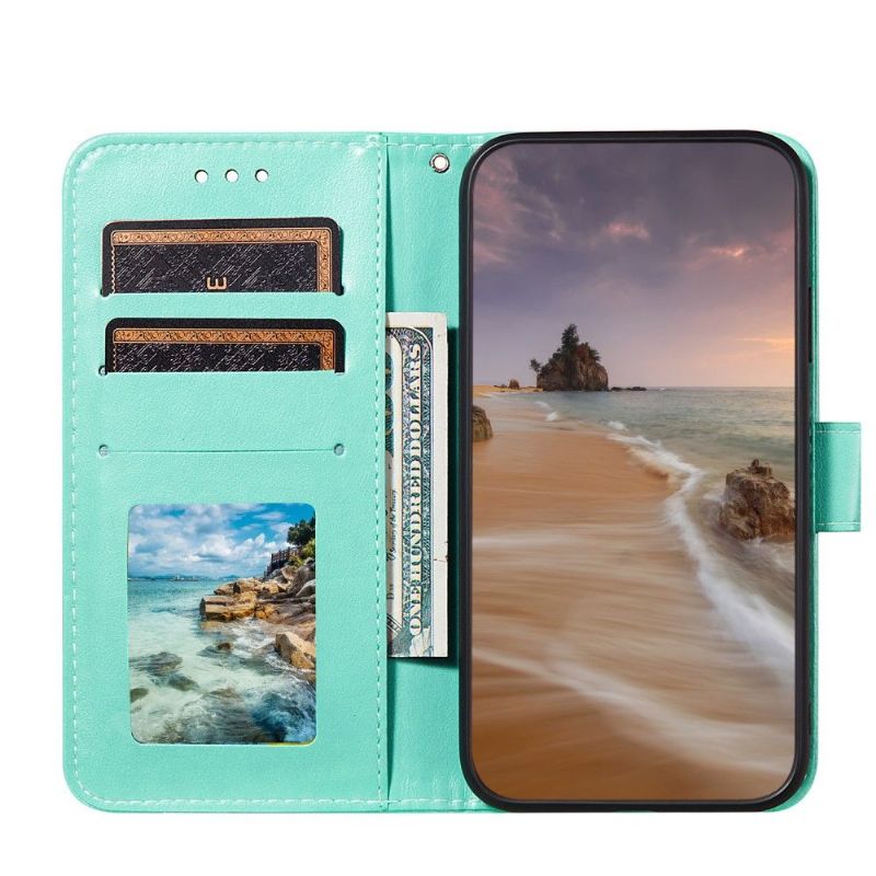 Flipové Pouzdro Na Xiaomi Redmi Note 10 5G / Poco M3 Pro Krajka Z Umělé Kůže