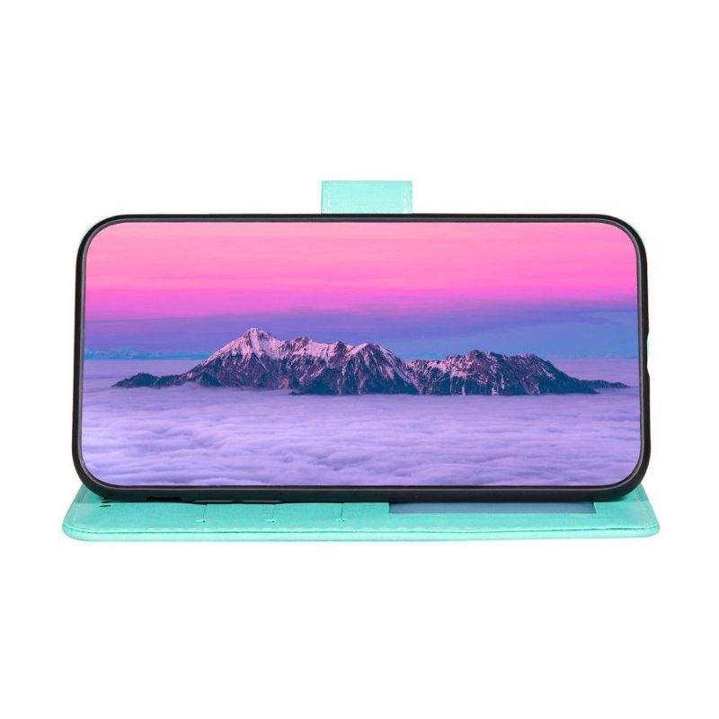 Flipové Pouzdro Na Xiaomi Redmi Note 10 5G / Poco M3 Pro Krajka Z Umělé Kůže