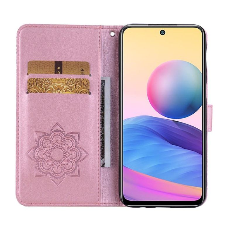 Flipové Pouzdro Na Xiaomi Redmi Note 10 5G / Poco M3 Pro Reliéfní Sova