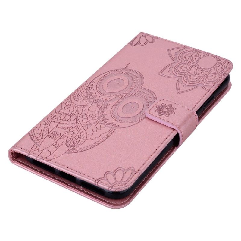 Flipové Pouzdro Na Xiaomi Redmi Note 10 5G / Poco M3 Pro Reliéfní Sova