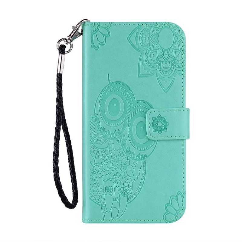 Flipové Pouzdro Na Xiaomi Redmi Note 10 5G / Poco M3 Pro Reliéfní Sova
