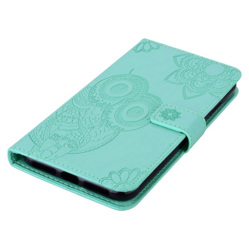 Flipové Pouzdro Na Xiaomi Redmi Note 10 5G / Poco M3 Pro Reliéfní Sova