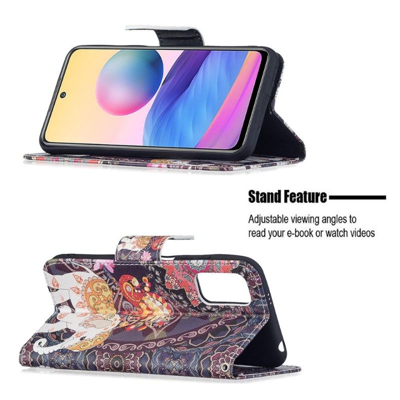 Flipové Pouzdro Na Xiaomi Redmi Note 10 5G / Poco M3 Pro Vzory Slonů