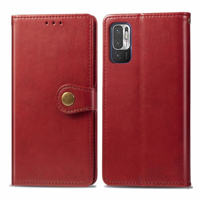 Kožené Pouzdro Na Xiaomi Redmi Note 10 5G / Poco M3 Pro Držák Karet Z Umělé Kůže Indila