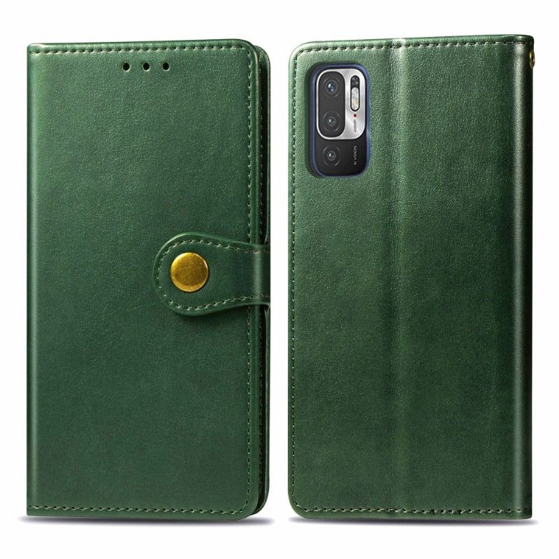 Kožené Pouzdro Na Xiaomi Redmi Note 10 5G / Poco M3 Pro Držák Karet Z Umělé Kůže Indila