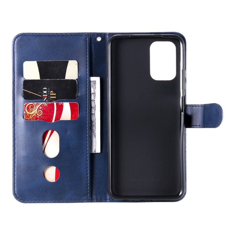 Kožené Pouzdro Na Xiaomi Redmi Note 10 5G / Poco M3 Pro Peněženkové Pouzdro Peněženka Elena
