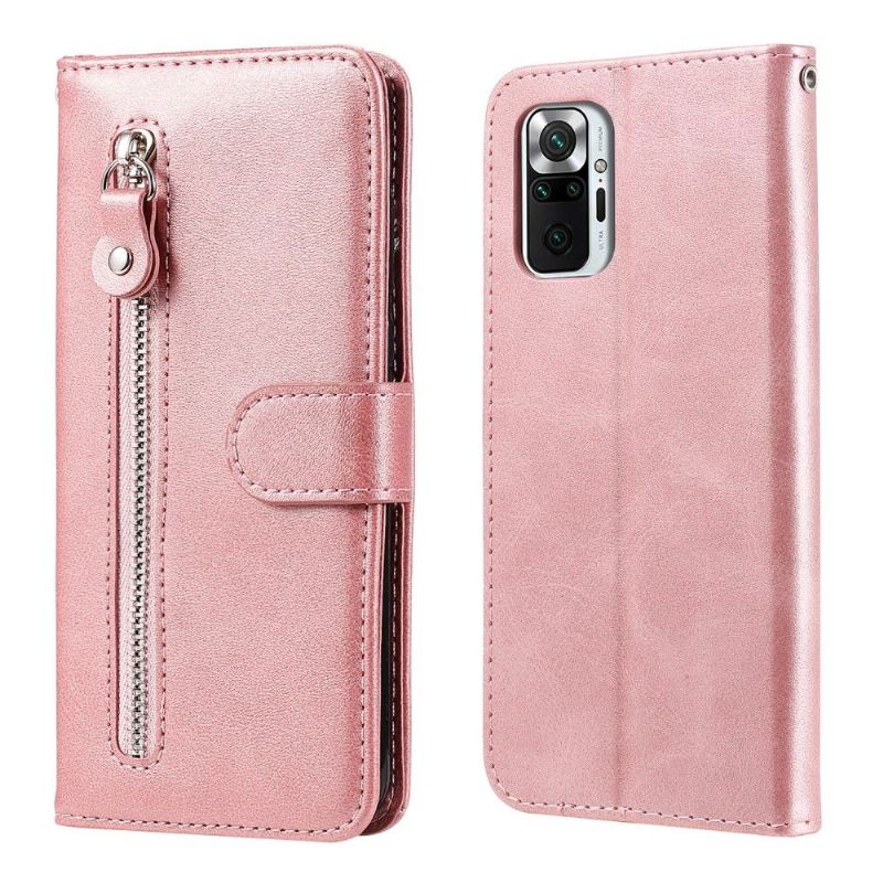 Kožené Pouzdro Na Xiaomi Redmi Note 10 5G / Poco M3 Pro Peněženkové Pouzdro Peněženka Elena