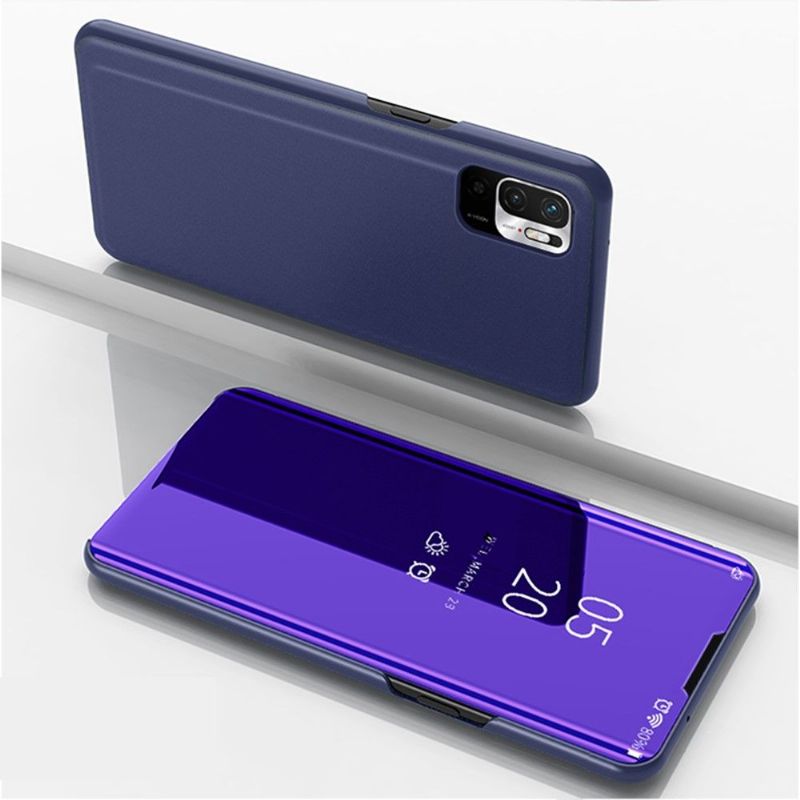 Kryt Na Xiaomi Redmi Note 10 5G / Poco M3 Pro Flipové Pouzdro Zrcadlový Efekt