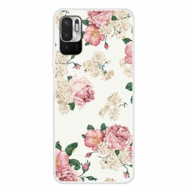 Kryt Na Xiaomi Redmi Note 10 5G / Poco M3 Pro Květiny