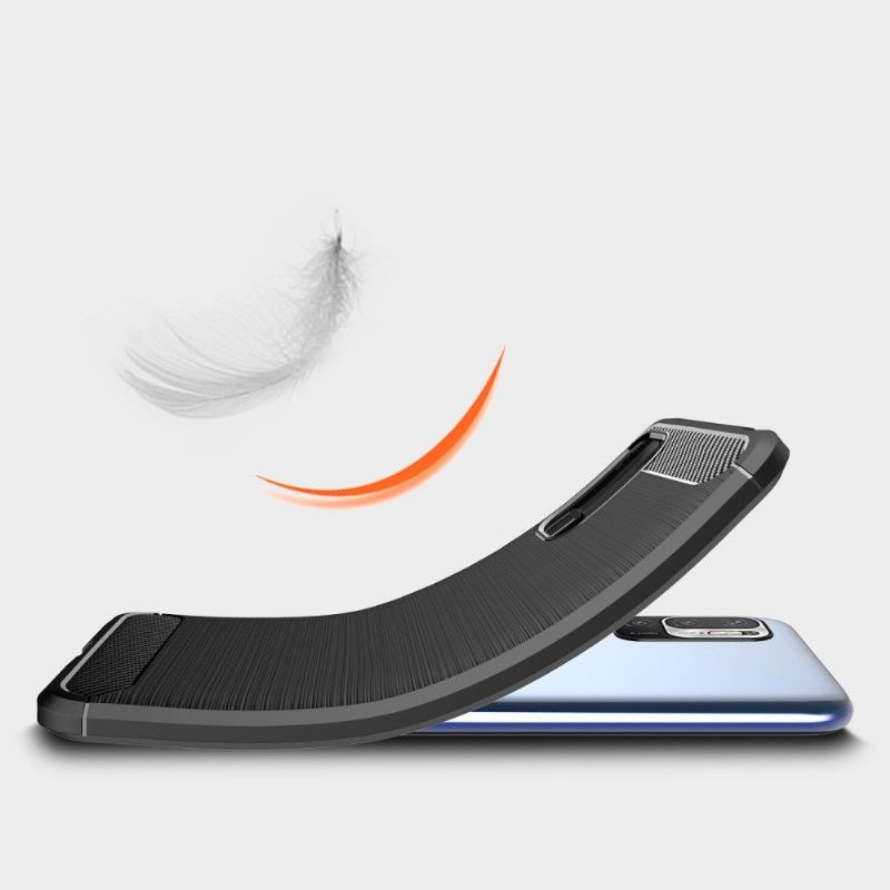 Kryt Na Xiaomi Redmi Note 10 5G / Poco M3 Pro Silikonový Kartáčovaný Efekt
