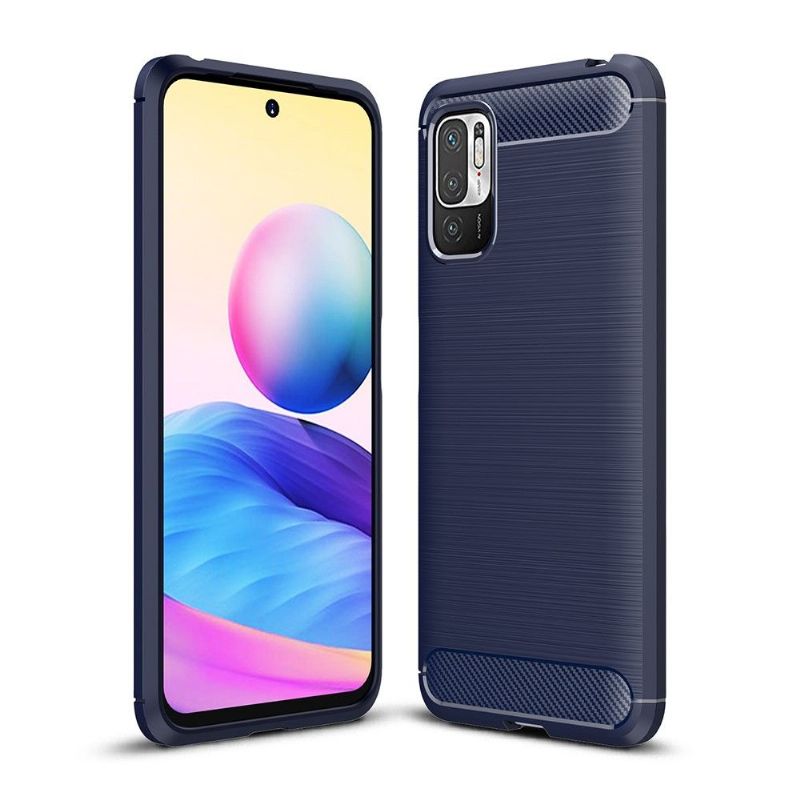 Kryt Na Xiaomi Redmi Note 10 5G / Poco M3 Pro Silikonový Kartáčovaný Efekt