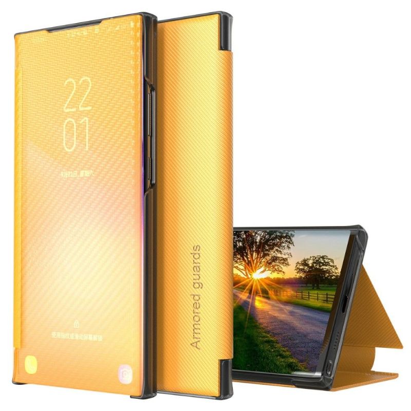 Kryty Na Mobil Na Xiaomi Redmi Note 10 5G / Poco M3 Pro Flipové Pouzdro Uhlíkové Vlákno