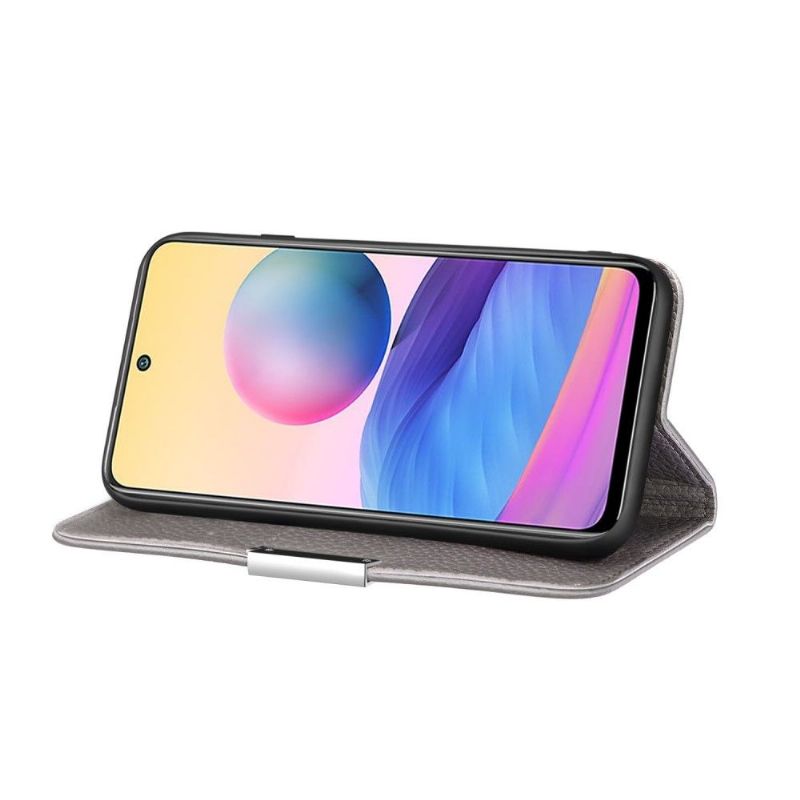 Kryty Na Mobil Na Xiaomi Redmi Note 10 5G / Poco M3 Pro Flipové Pouzdro Zrnité Umělé Kůže