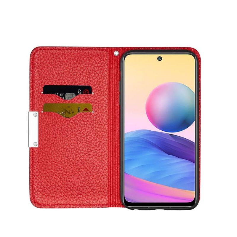 Kryty Na Mobil Na Xiaomi Redmi Note 10 5G / Poco M3 Pro Flipové Pouzdro Zrnité Umělé Kůže