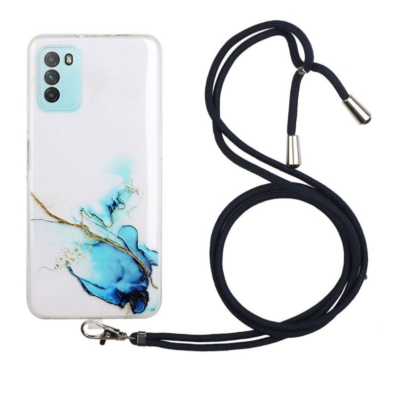 Kryty Na Mobil Na Xiaomi Redmi Note 10 5G / Poco M3 Pro Mramor S Řemínkem