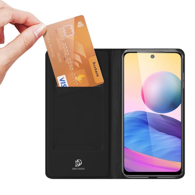 Pouzdra Na Xiaomi Redmi Note 10 5G / Poco M3 Pro Obchodní Saténový Efekt