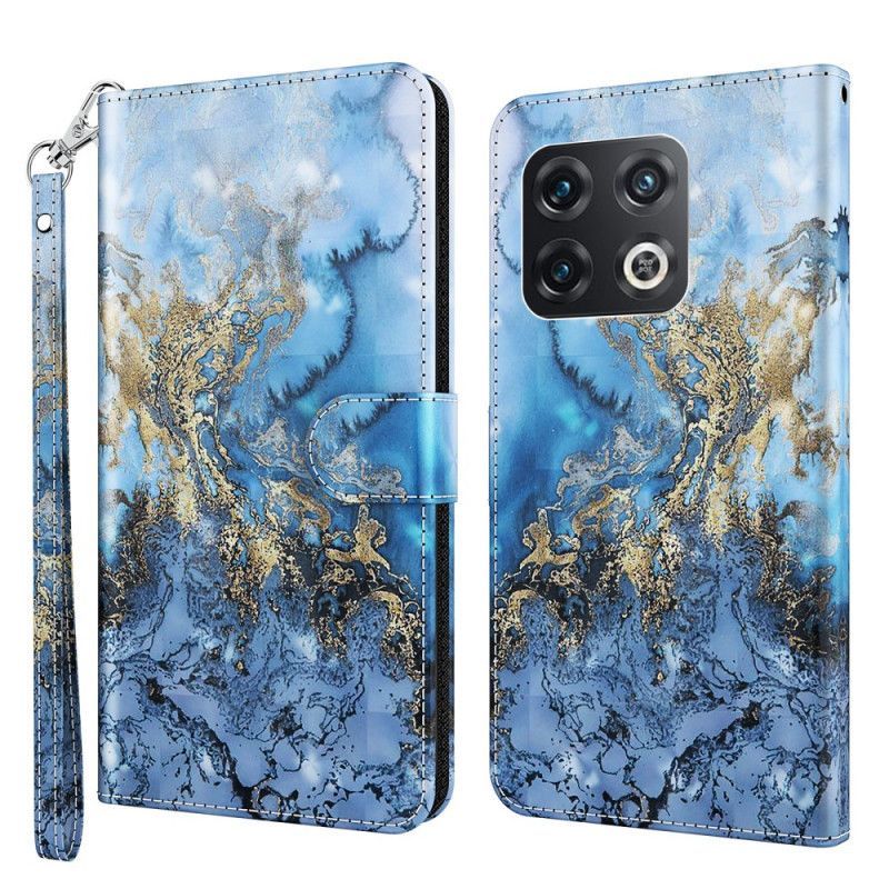 Flipové Pouzdro Na OnePlus 10 Pro 5G Na Lana Popruh Art