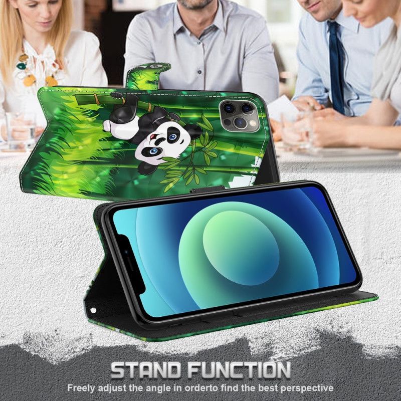 Flipové Pouzdro Na OnePlus 10 Pro 5G Na Lana Strappy Panda