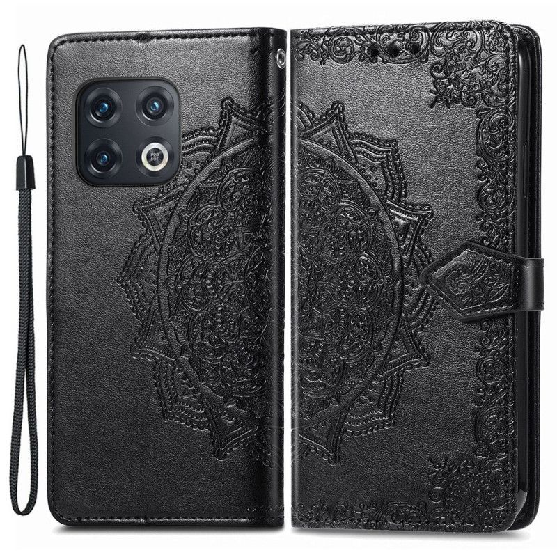 Flipové Pouzdro Na OnePlus 10 Pro 5G Na Lana Strappy Tribal Mandala