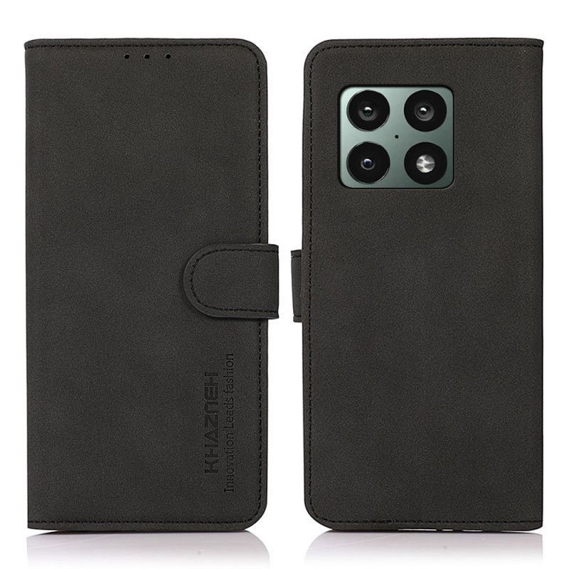 Flipové Pouzdro Na OnePlus 10 Pro 5G Módní Kožený Efekt Khazneh