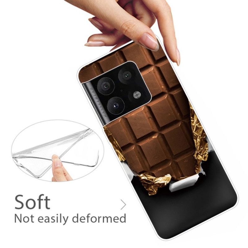 Kryt Na OnePlus 10 Pro 5G Flexibilní Čokoládová Tyčinka
