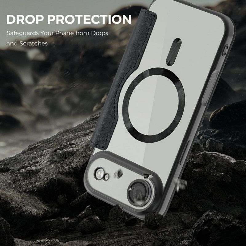 Kožené Pouzdro Folio iPhone Air Kompatibilní S Magsafe S Blokováním Rfid