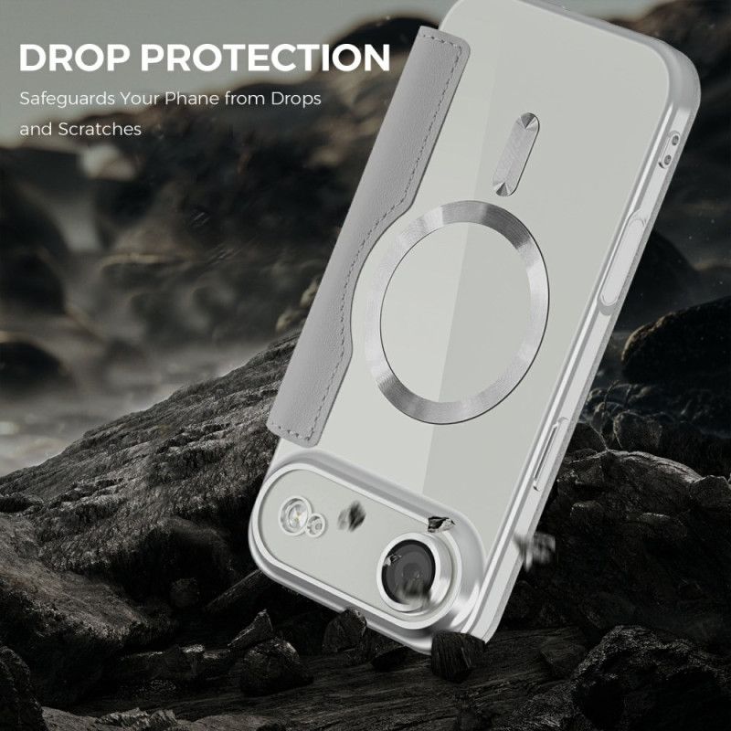 Kožené Pouzdro Folio iPhone Air Kompatibilní S Magsafe Prošívané