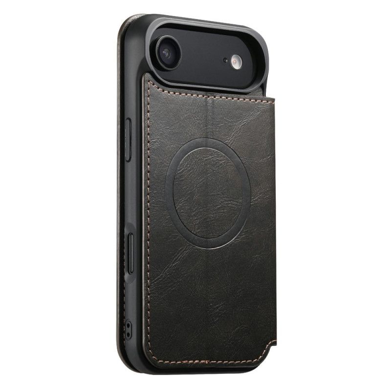 Kožené Pouzdro Folio iPhone Air Kompatibilní S Magsafe Vintage Styl