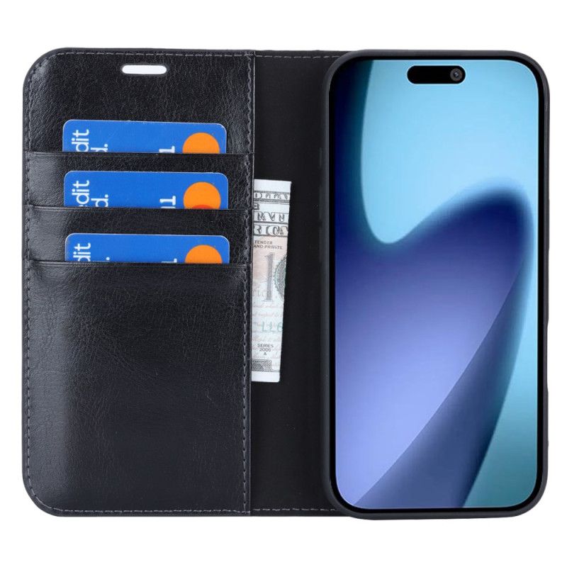 Kožené Pouzdro Folio iPhone Air Pravá Kůže