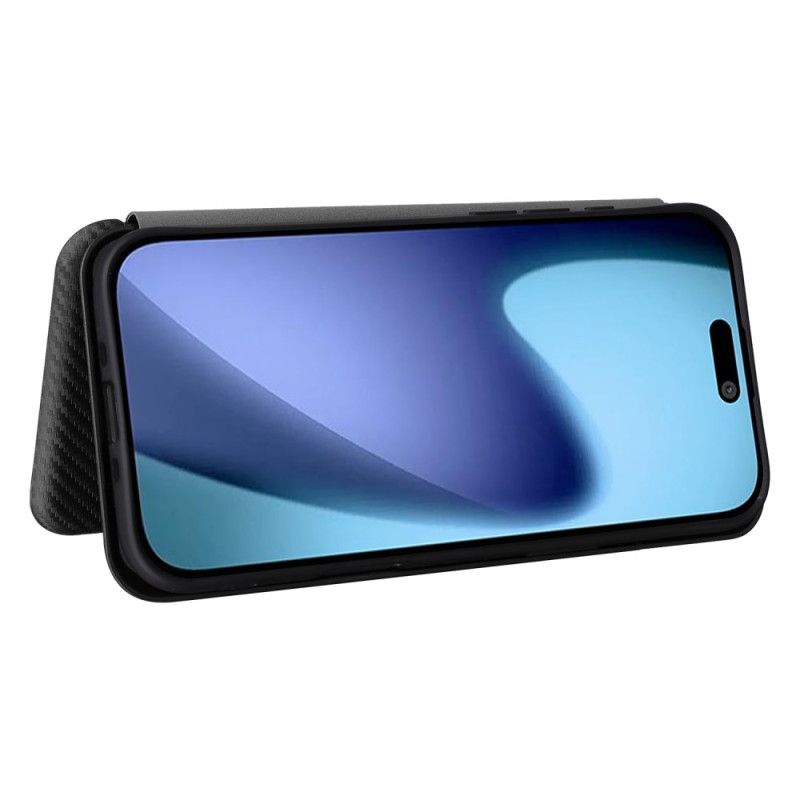 Kožené Pouzdro Folio iPhone Air Uhlíková Vlákna