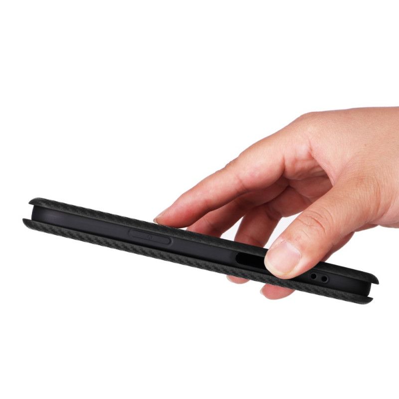 Kožené Pouzdro Folio iPhone Air Uhlíková Vlákna