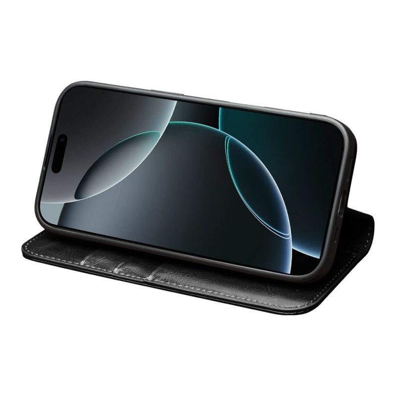 Kožené Pouzdro Folio Na iPhone Air Pravá Kůže Qialino