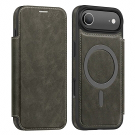 Kožené Pouzdro iPhone Air Kryty Na Mobil Kompatibilní S Magsafe A Držákem Rfid Karet