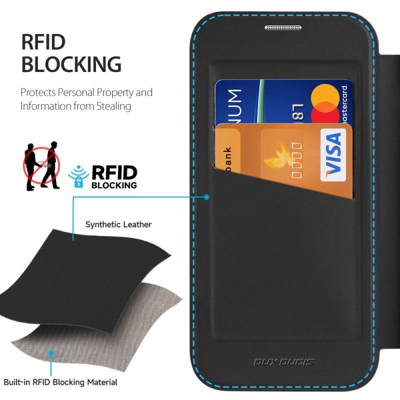 Kožené Pouzdro iPhone Air Kryty Na Mobil Magsafe Skin X Pro Series Dux Ducis