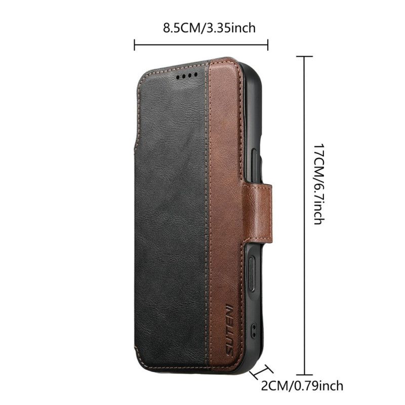 Kožený Kryt iPhone Air Odnímatelné Pouzdro Magsafe 2 V 1 Suteni