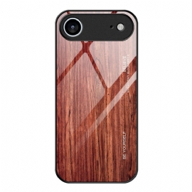Kryt iPhone Air Tvrzené Sklo S Efektem Dřeva