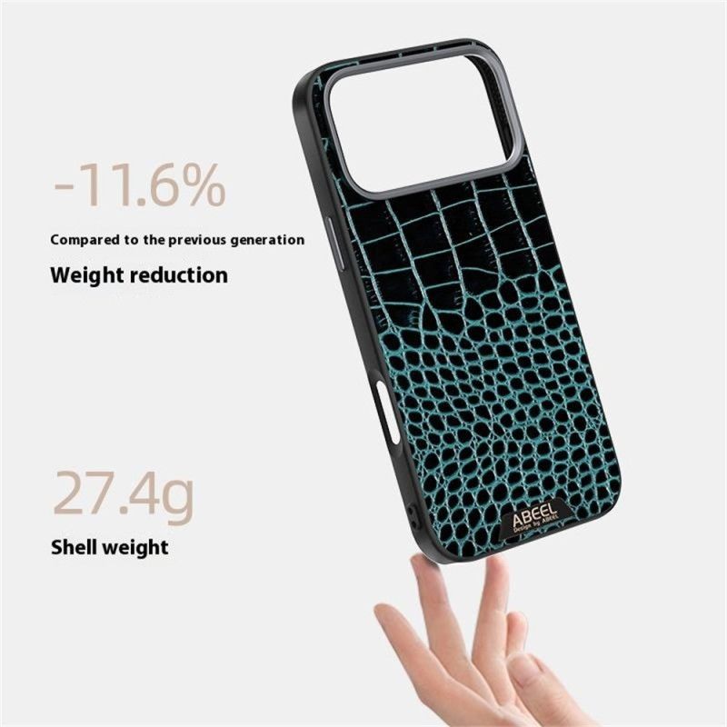 Kryt Na iPhone Air Kompatibilní S Magsafe S Krokodýlím Efektem Abeel