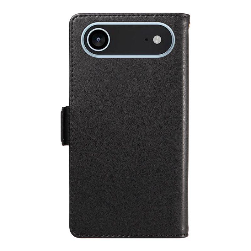 Peněženková Pouzdra iPhone Air Kryty Na Mobil S Pouzdry Na Karty A Popruhem Na Zápěstí