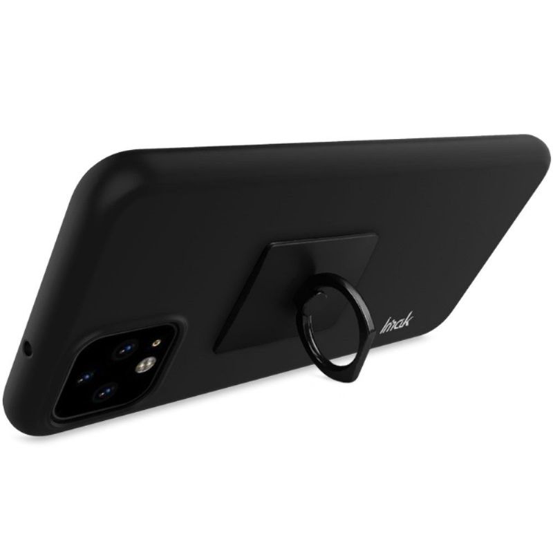 Google Pixel 4 Xl – Pouzdro Se Stojánkem + Tvrzené Sklo – Černý Kov