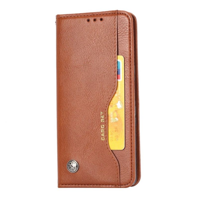 Kožené Pouzdro Na Google Pixel 4 XL Pouzdro S Koženým Stojánkem