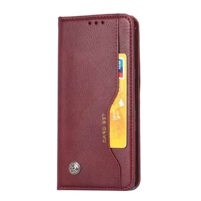 Kožené Pouzdro Na Google Pixel 4 XL Pouzdro S Koženým Stojánkem