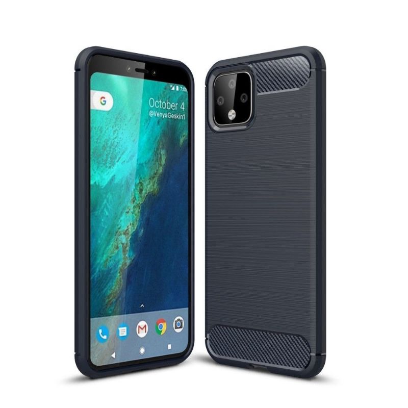 Kryt Na Google Pixel 4 XL Kartáčovaný Uhlík